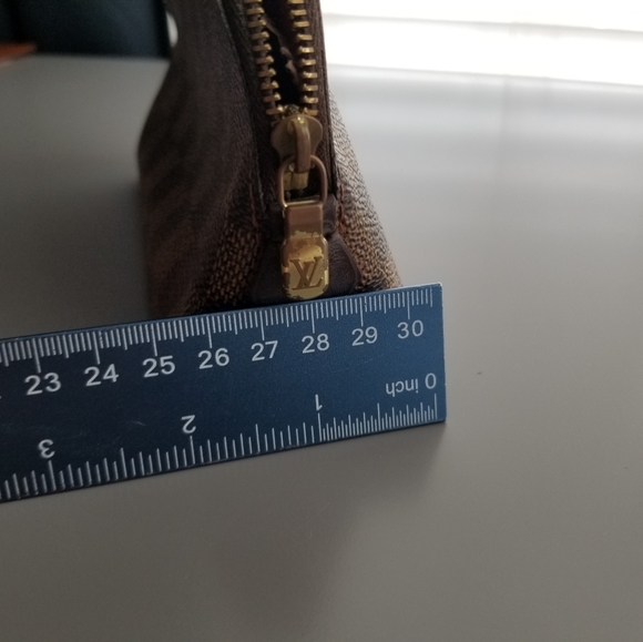 Louis Vuitton Vintage Makeup pouch Damier ebene print - Picture 14 of 16